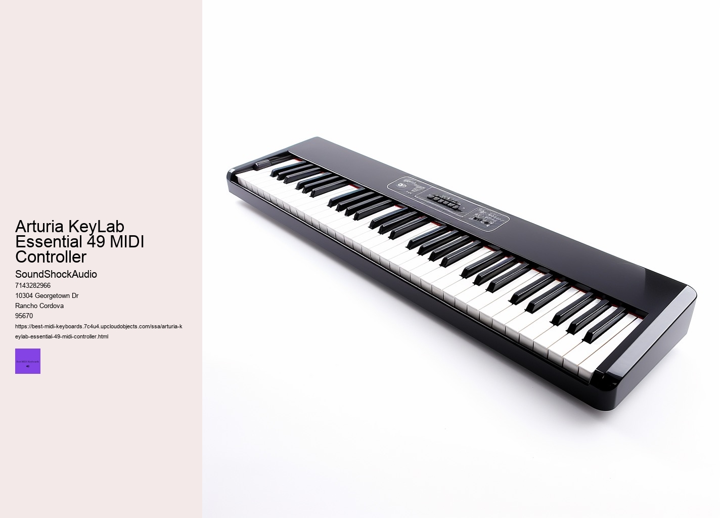 Arturia KeyLab Essential 49 MIDI Controller