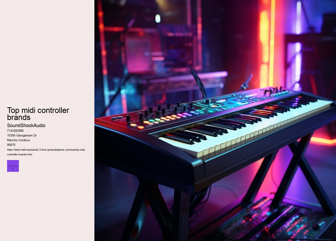 What is the best MIDI keyboard for live performance?
